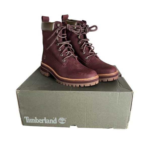 Timberland Shoes - Timberland Courmayeur Valley 6 IN Boot Burgundy Nubuck - 8.5M New with B…